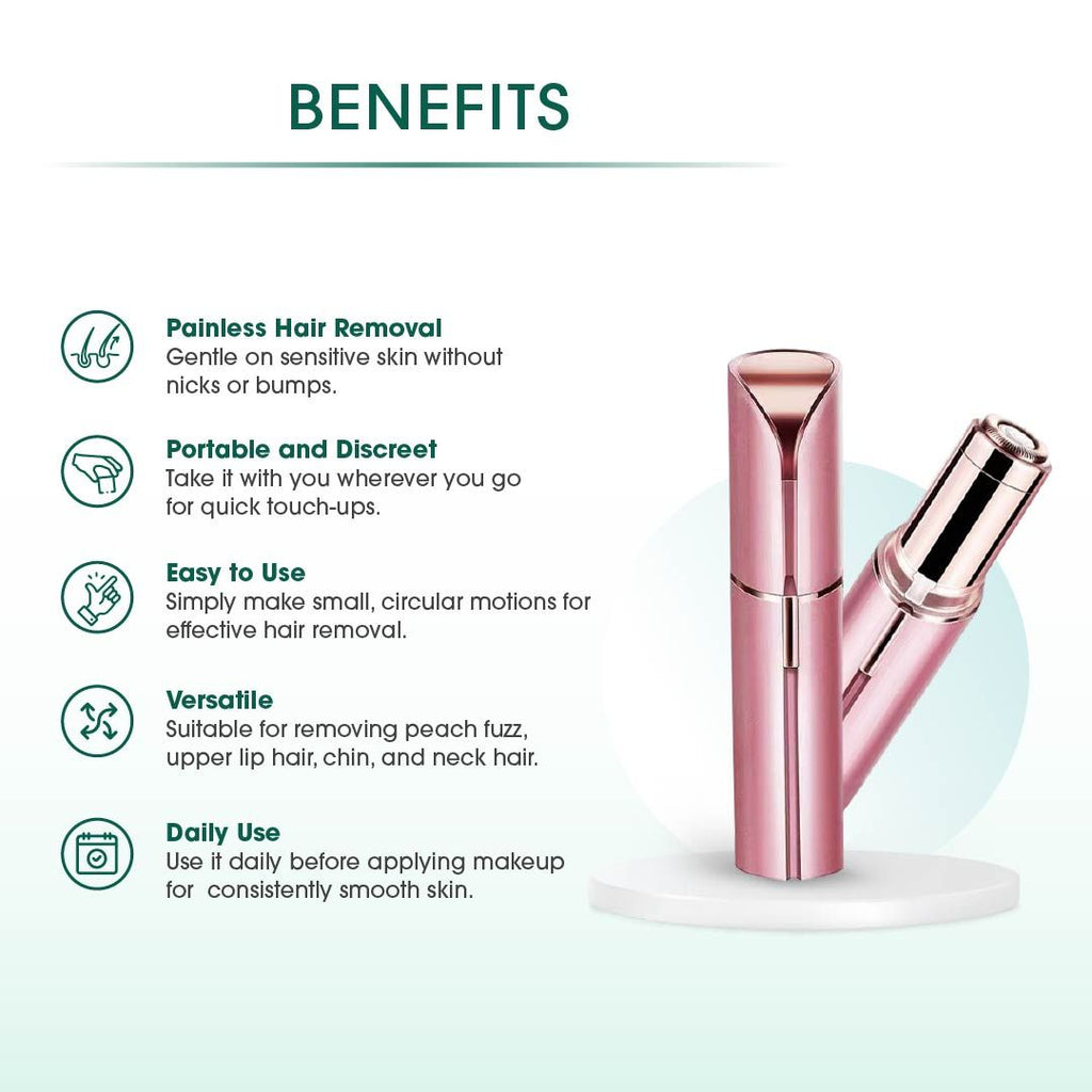 Benefits of the rechargeable facial and eyebrow hair remover