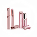Rose gold rechargeable facial and eyebrow hair remover set